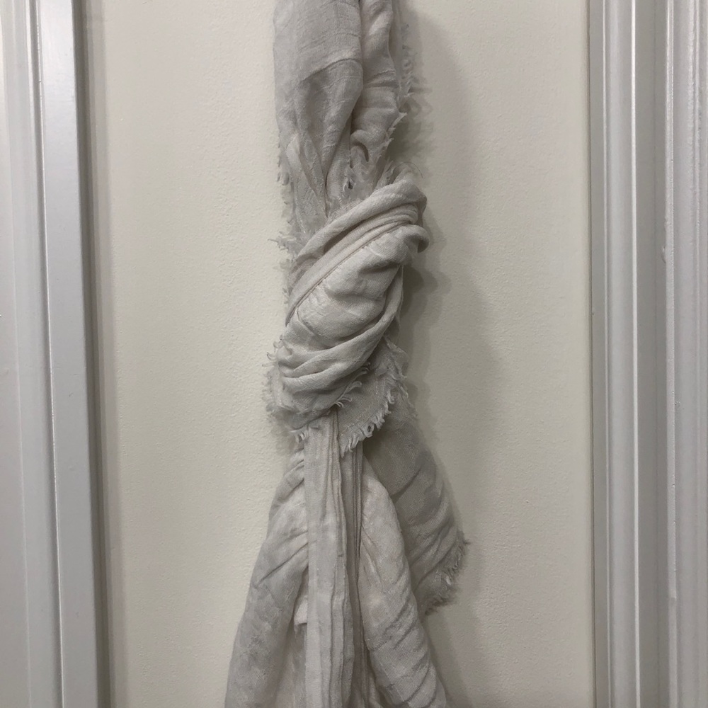 White beautiful scarf